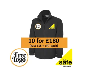 10 for £180 Gas Safe FREE LOGO Fleeces