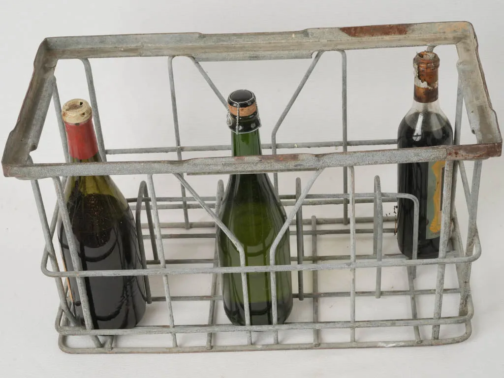 1950s French Industrial Bottle Holder