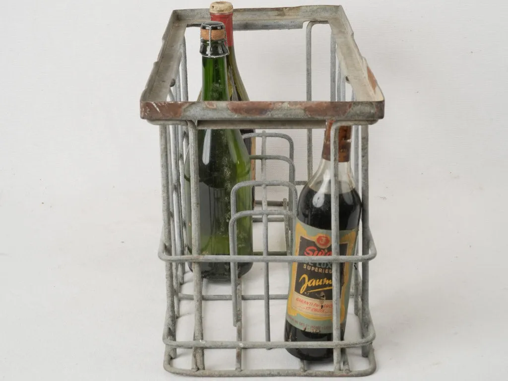 1950s French Industrial Bottle Holder