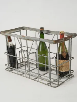 1950s French Industrial Bottle Holder