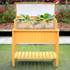 2 Tiers Planter Grow Box Raised Garden Bed Fabric Inner Liner for Vegetables Flowers