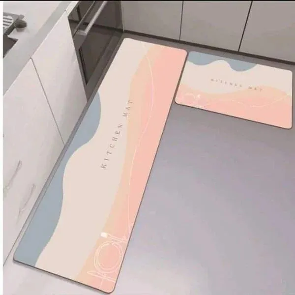 2pcs Kitchen Mats with Super Non-slip Underside