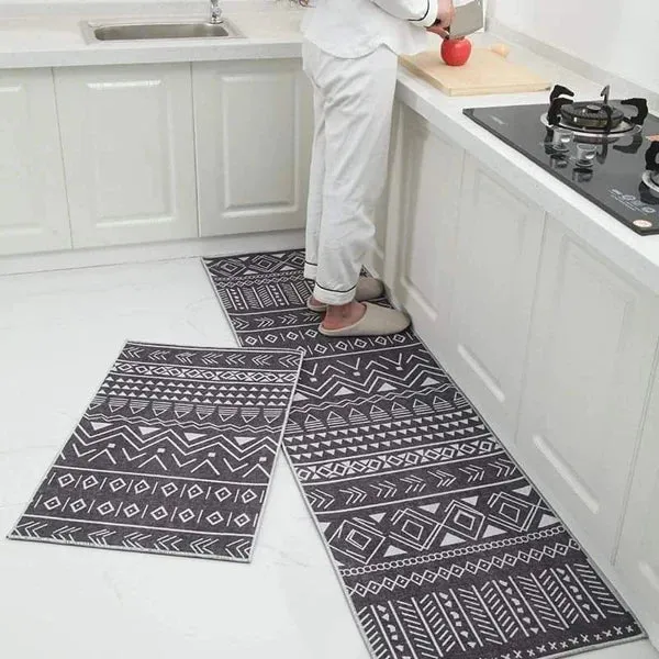 2pcs Kitchen Mats with Super Non-slip Underside