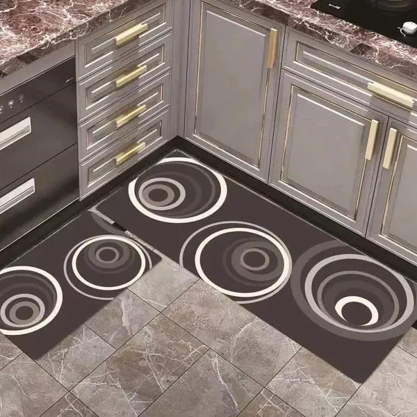 2pcs Kitchen Mats with Super Non-slip Underside