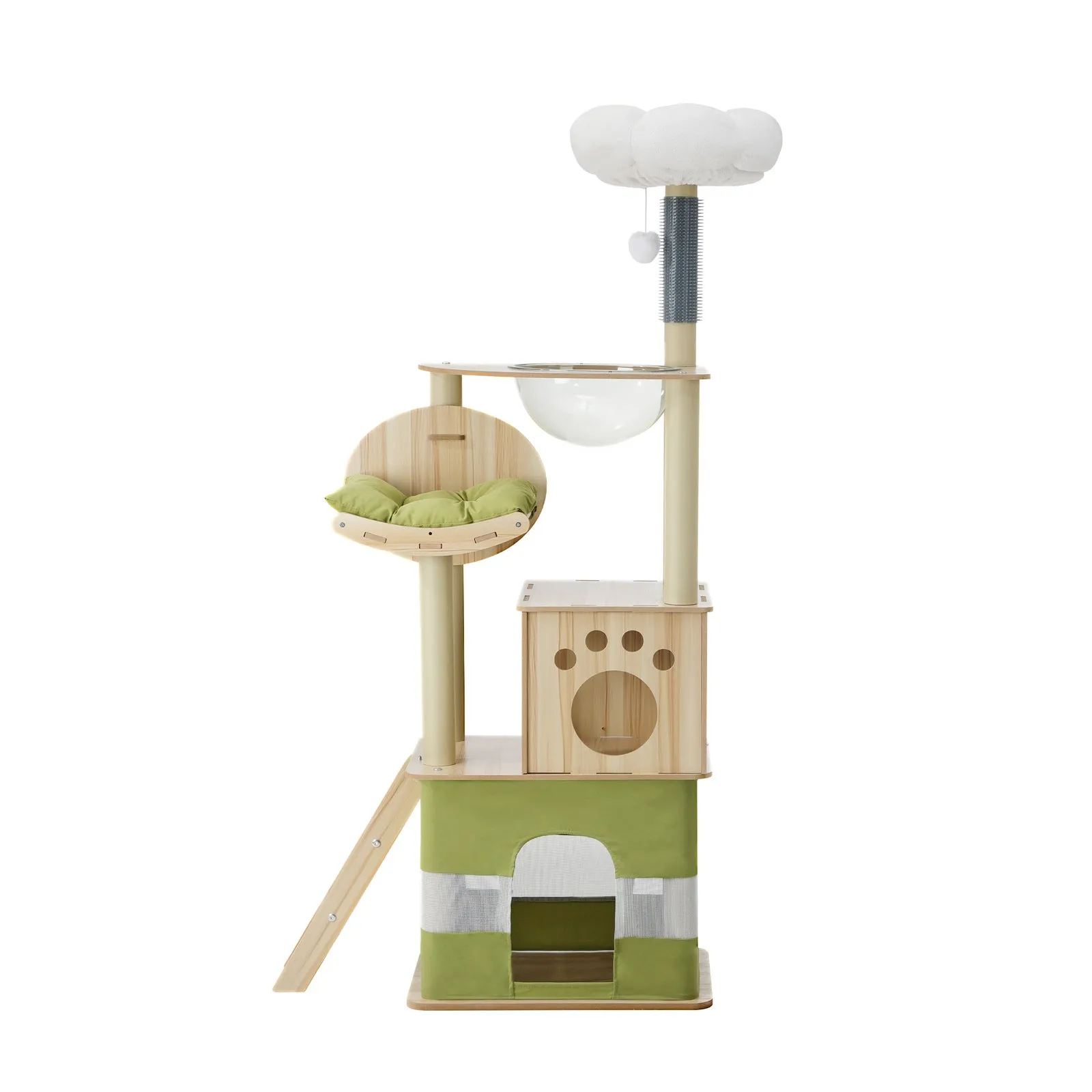 Alopet Cat Tree Tower Scratching Post Scratcher 160cm Condo House Bed Furniture