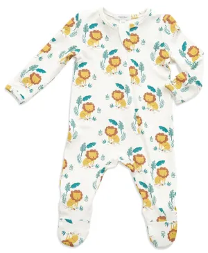 Angel Dear Lion King Bamboo Zipper Footie