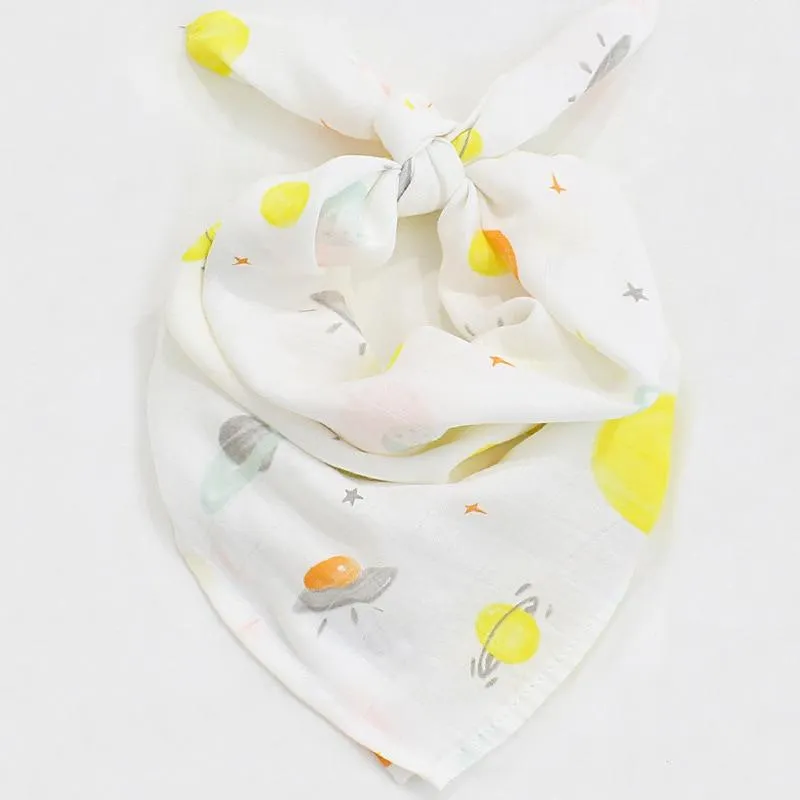 Baby Bamboo Cotton Blankets Swaddle Wrap Burp Cloths