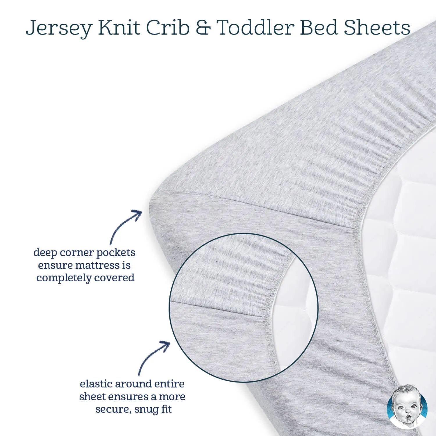 Boys Space Fitted Crib Sheet