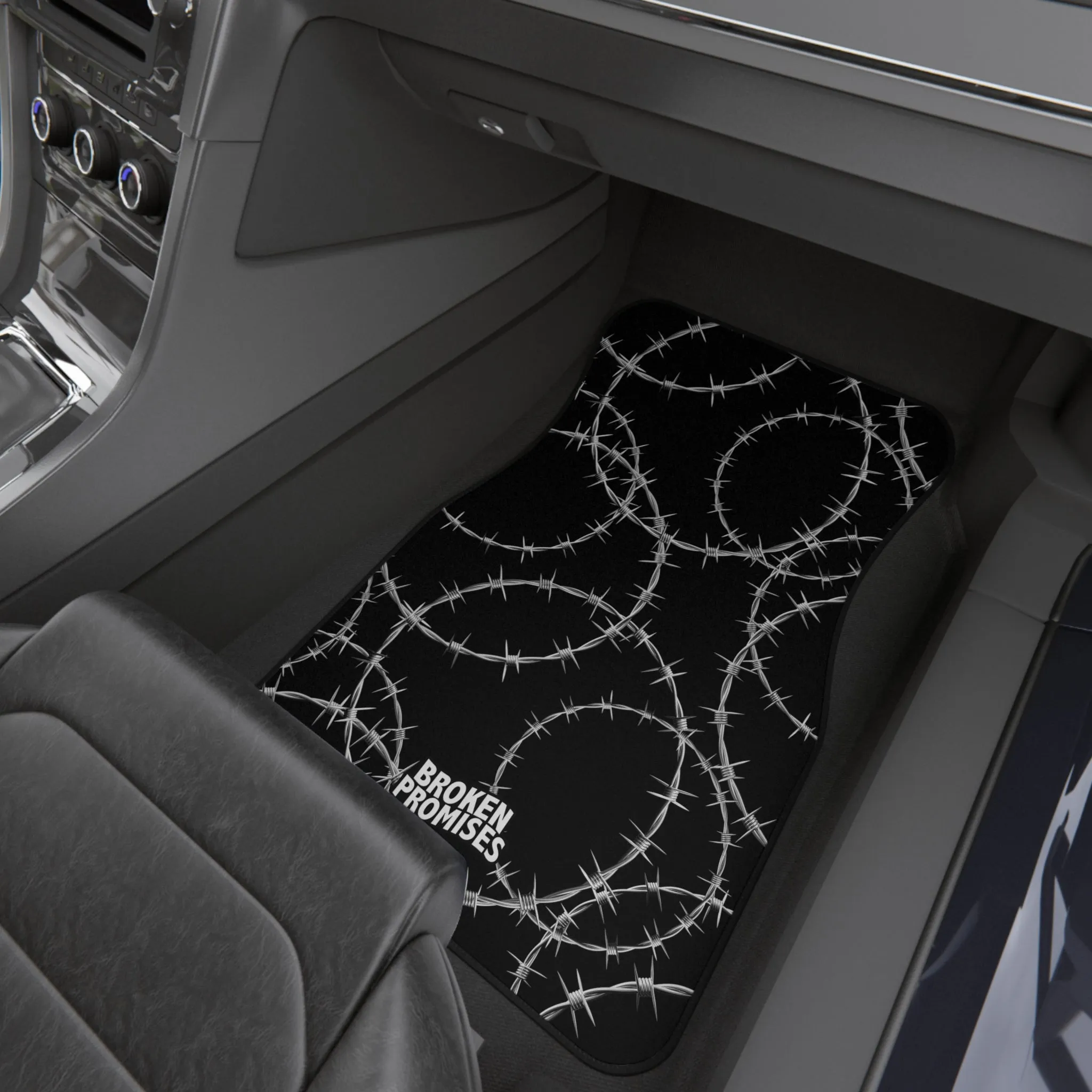 Chrome Wire Car Mats (Set of 4)