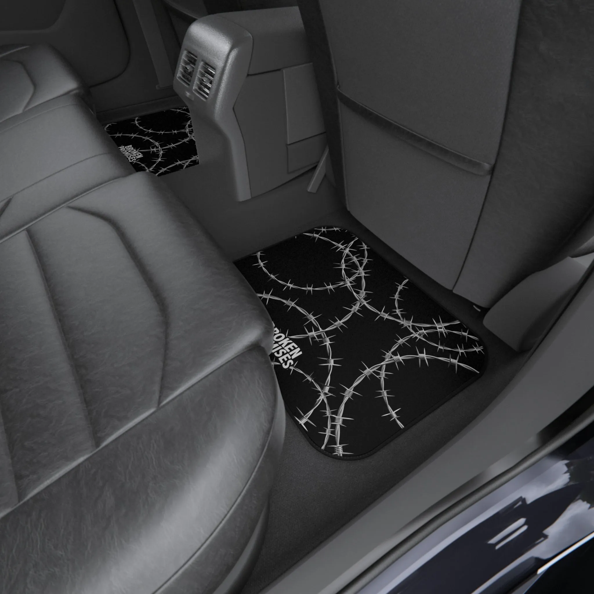 Chrome Wire Car Mats (Set of 4)