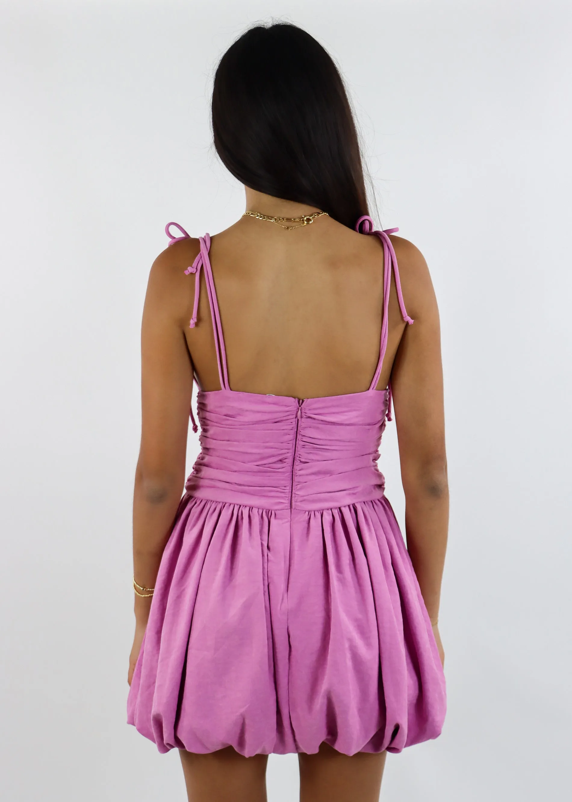 Closer To The Sun Bubble Dress ★ Mauve