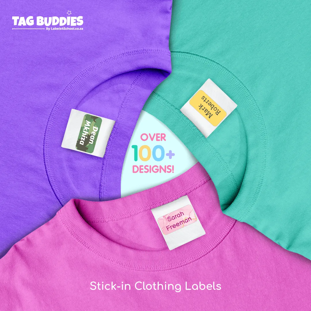 Clothing Tag Buddies - Customise your own