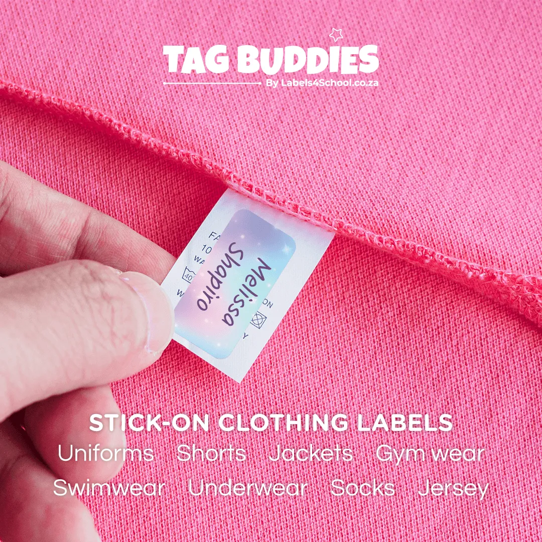 Clothing Tag Buddies - Customise your own