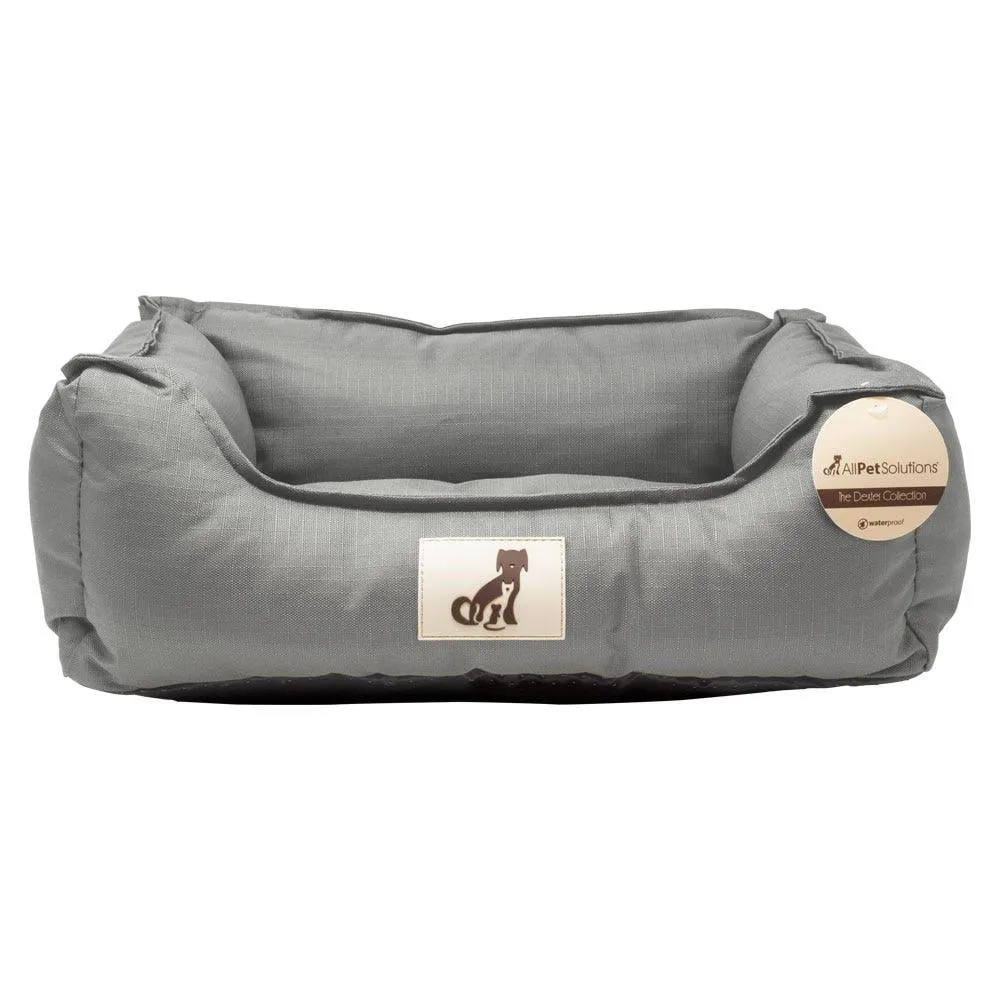 Dexter Waterproof Dog Bed Grey - Size S/M/L