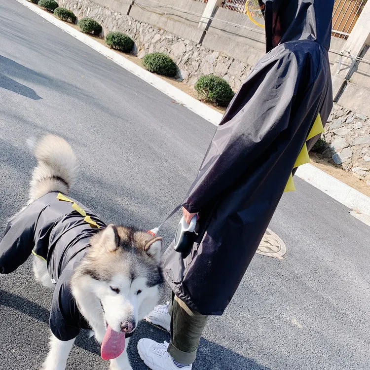 Dinosaur Dog Human Matching Raincoat