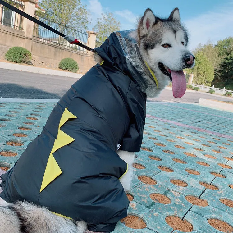 Dinosaur Dog Human Matching Raincoat