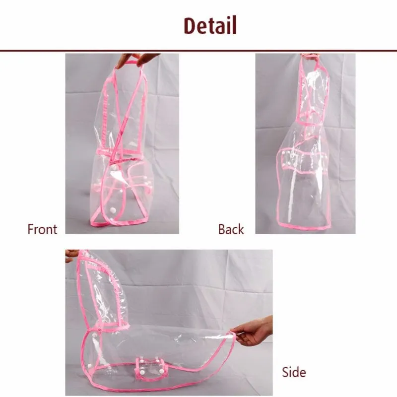 Dog Raincoat Pet Clothing Pet Transparent