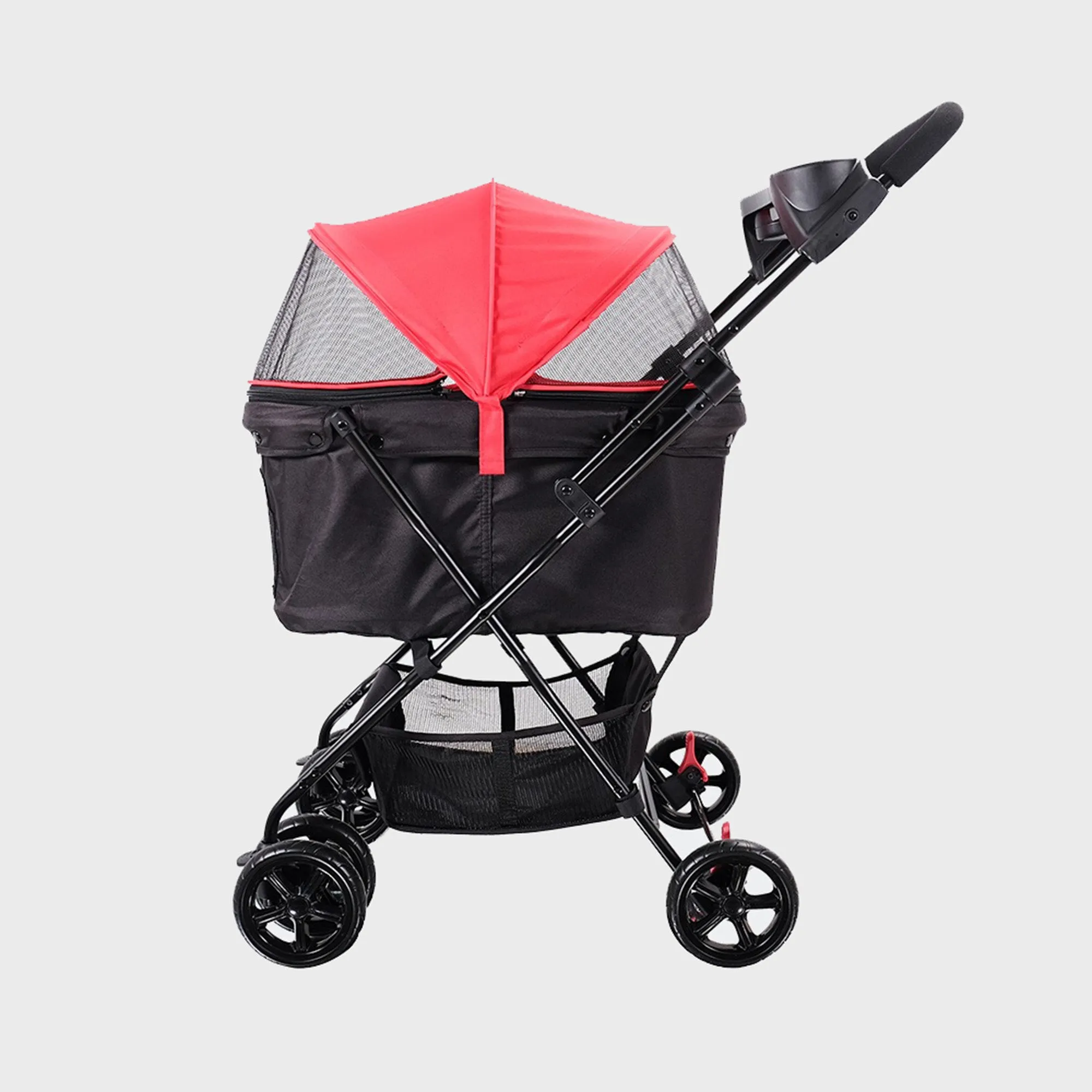 Easy Strolling Pet Buggy - Rouge