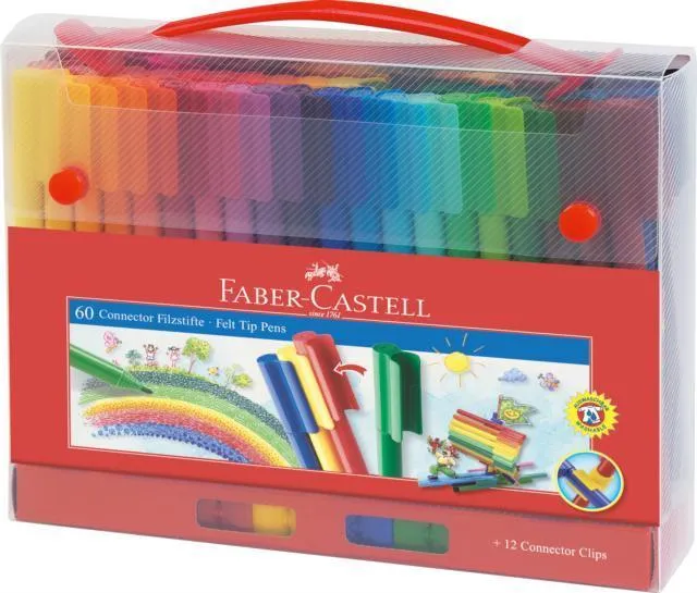 Faber-Castell - 60 Connector Pens