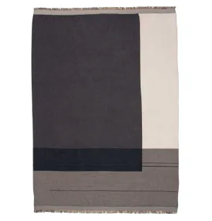 Ferm Living Colour Block Throw – Grey