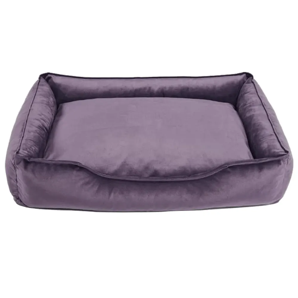 Hiputee Premium Range Soft Velvet Washable Cover for Dogs and Cats (Purple)