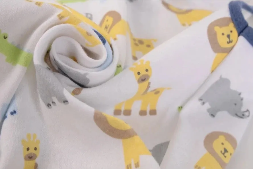 Hudson Baby Wrap Swaddle Blanket - Zoo