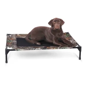 K&H Pet Products Original Pet Cot Elevated Dog Bed, Realtree Edge