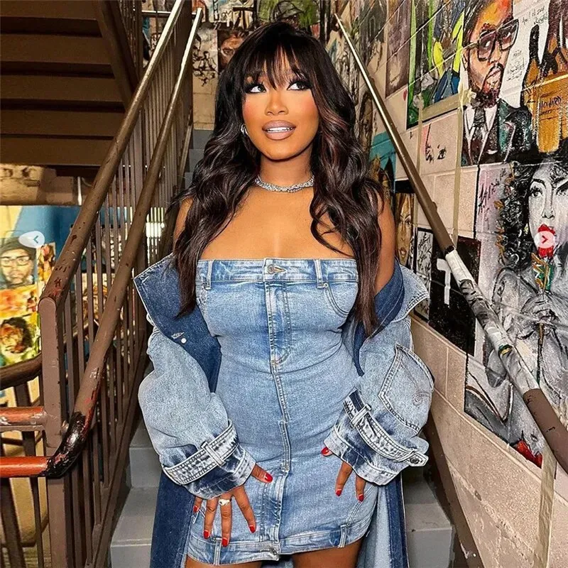 Keke Denim Mini Dress