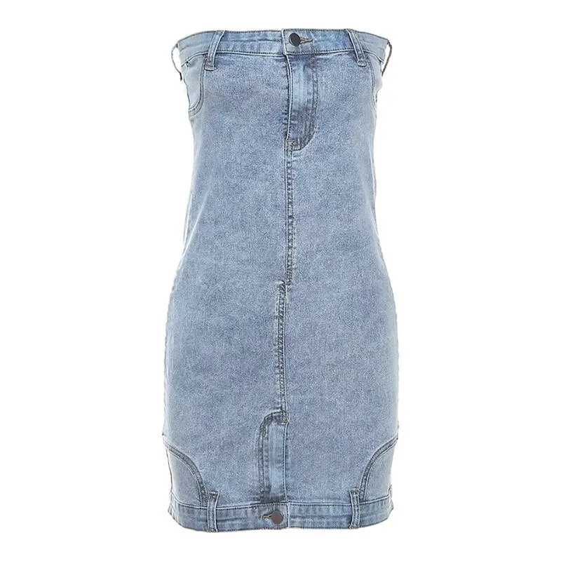 Keke Denim Mini Dress