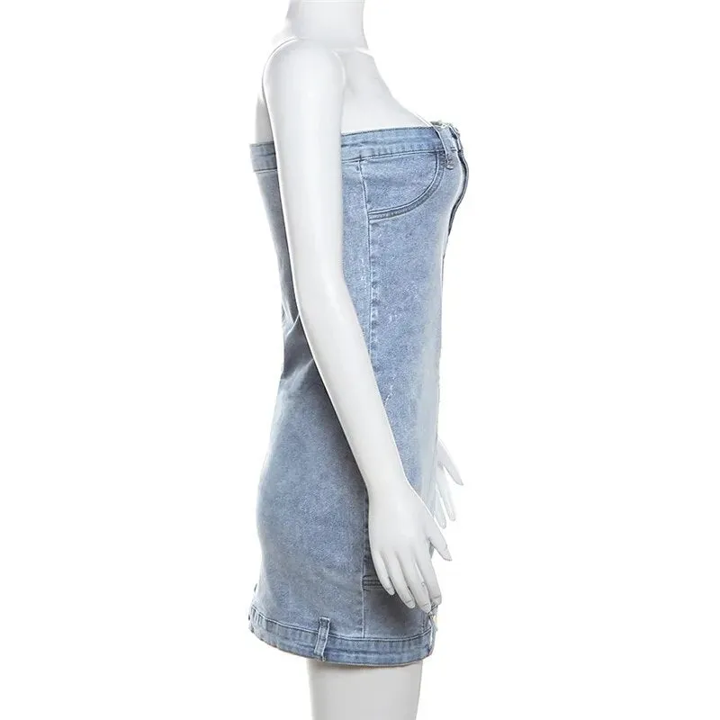 Keke Denim Mini Dress