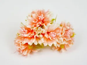 Light Peach Designer Fabric Flowers