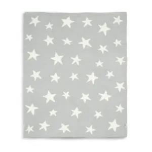 Mamas and Papas Grey Star Chenille Blanket