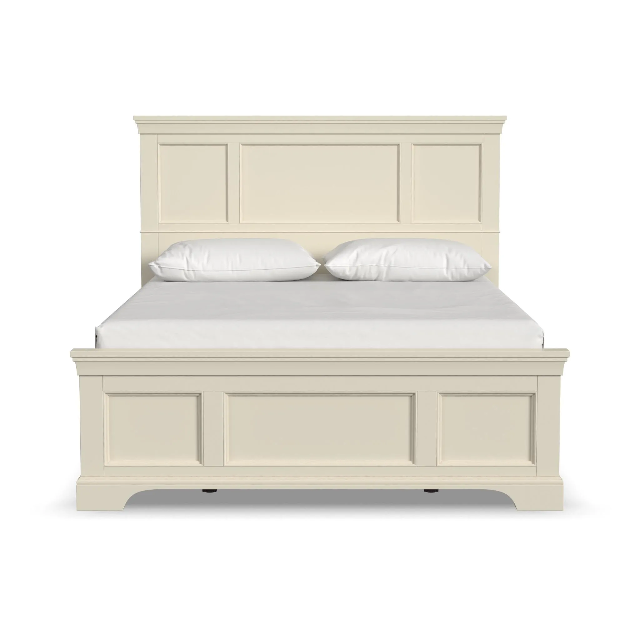 Naples Off-White Queen Bed