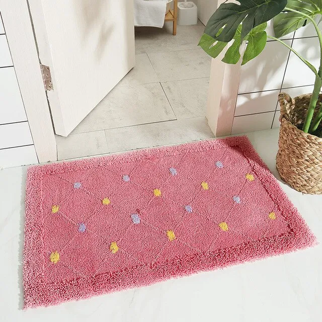 New Bathroom Rug Floor Pad Modern Non-slip Bath Mat Mechanical Wash Home Decor Carpet Non Slip Bathroom Mat