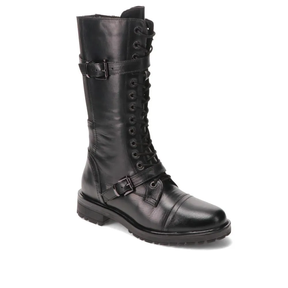 Nyla Leather Lace-Up Boots - NYLA / 325 863