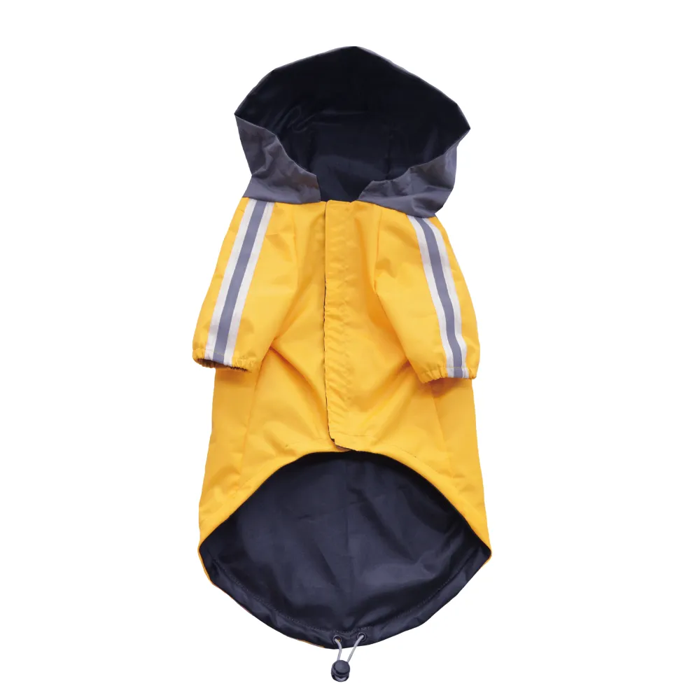 Pets Way TPU Rainstorm Raincoat for Dogs (Butterscotch)