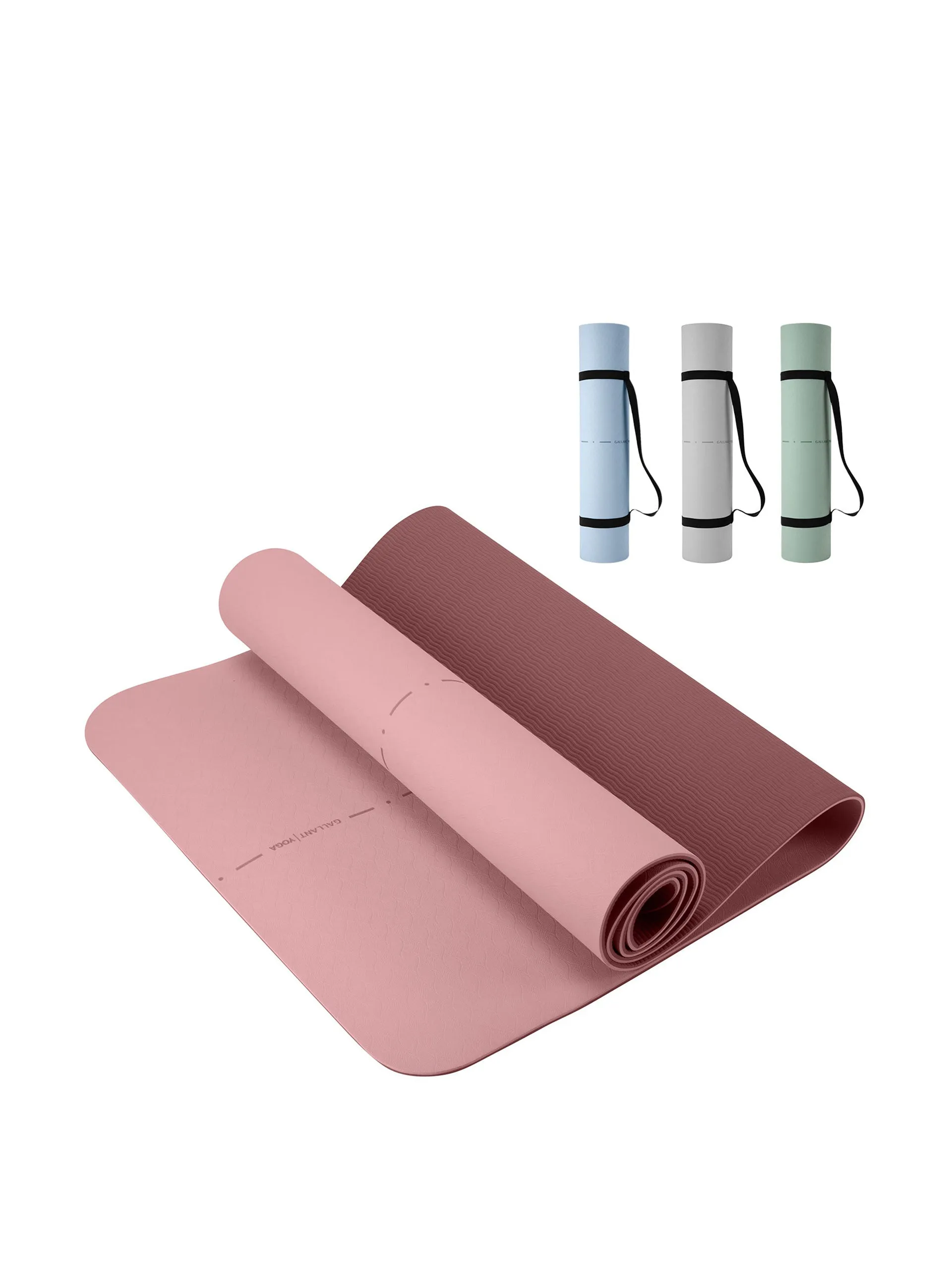 Pink yoga mat