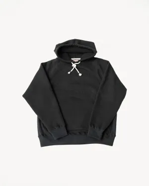 Pullover Hoodie 876gsm Double Heavyweight French Terry - Sumi Black