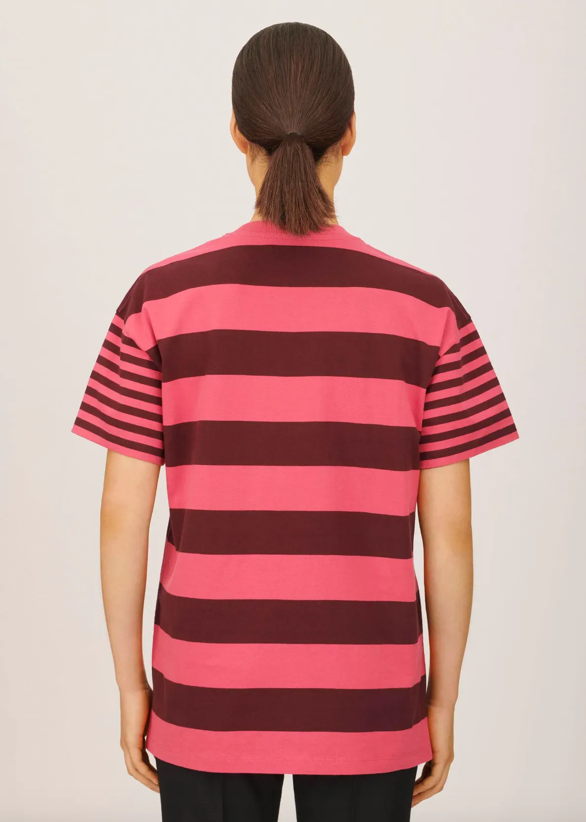 Raspberry Striped T-Shirt