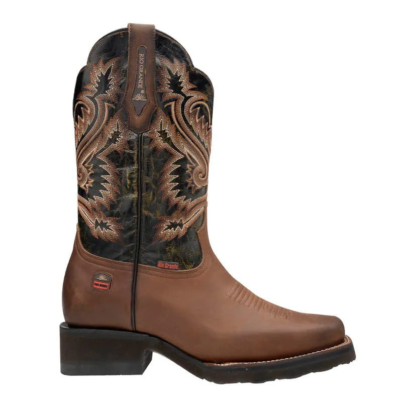 Rio Grande Men's Santa Fe Comfortable Western Boots - Square Toe