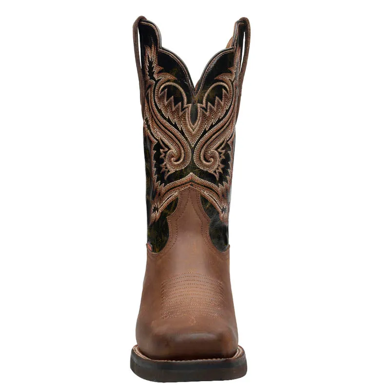 Rio Grande Men's Santa Fe Comfortable Western Boots - Square Toe