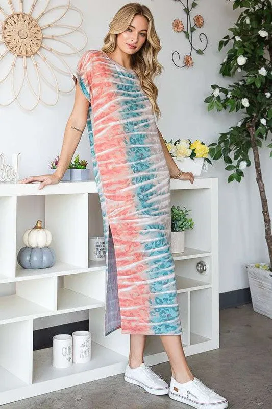 SIDE SLITS MAXI DRESS - Online Exclusive