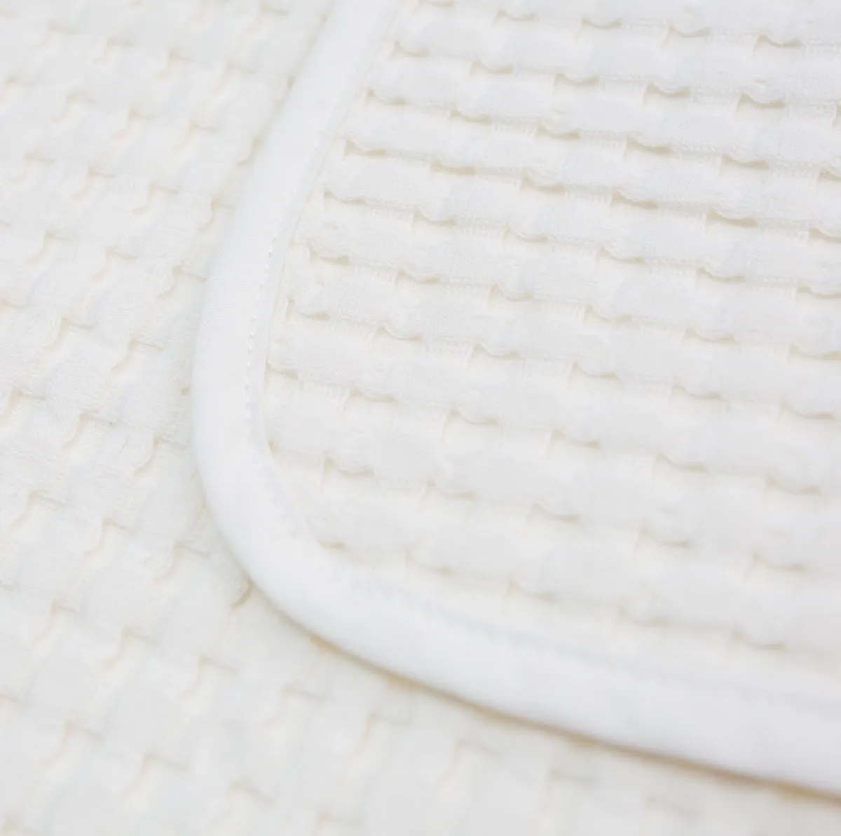 Soft Cream Baby Blanket 'Vanilla' Waffle