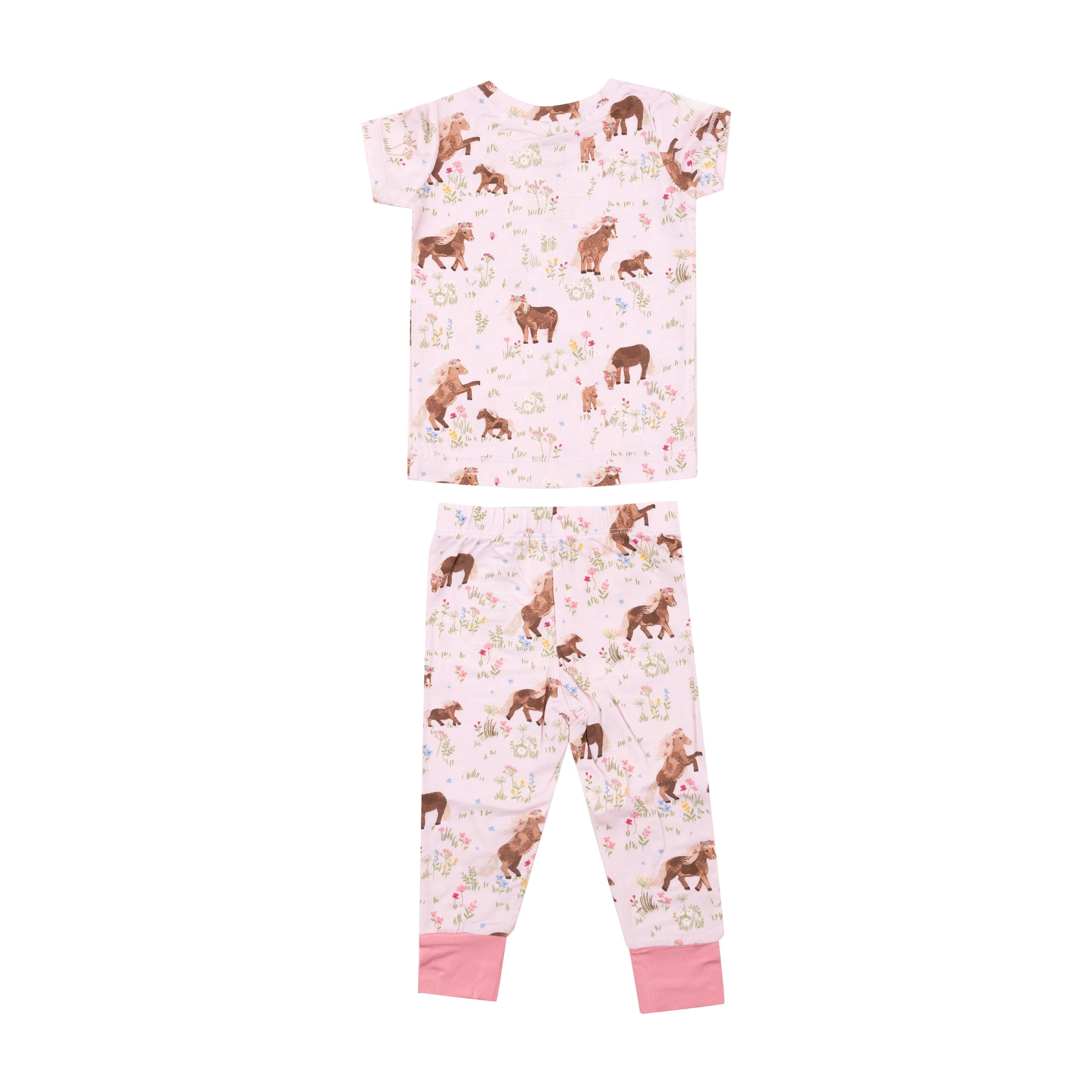 S/S Loungewear Set - Watercolor Ponies