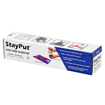 StayPut non-slip material, 8" x 15 yd roll, red