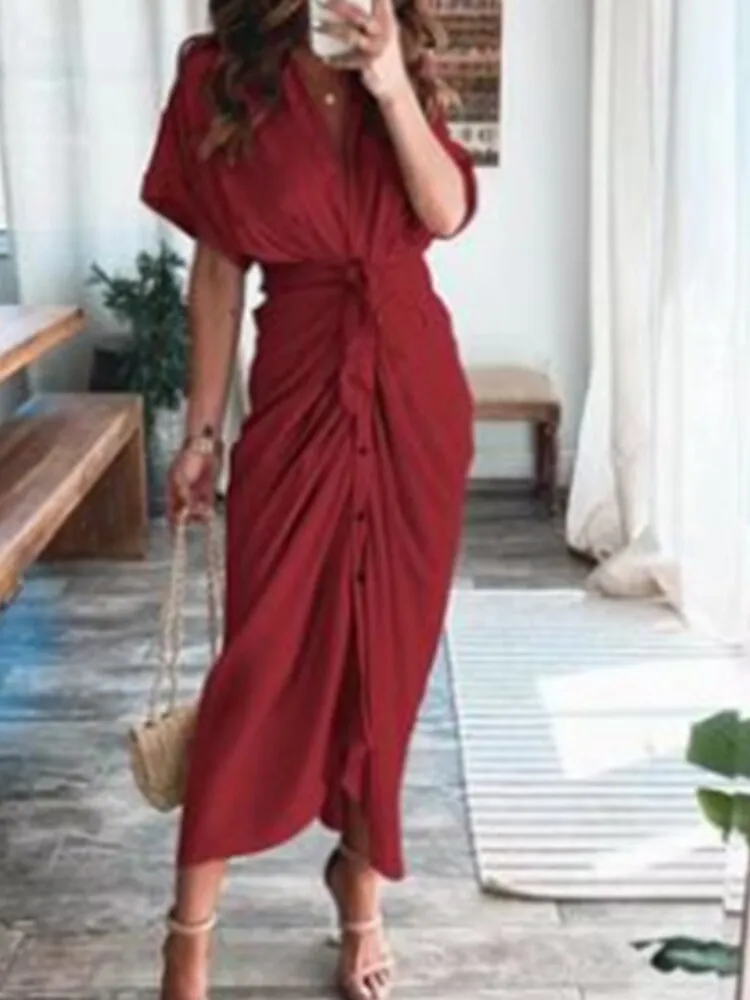 Streetwear Woman Clothes Trendy Robe Evening Dresses