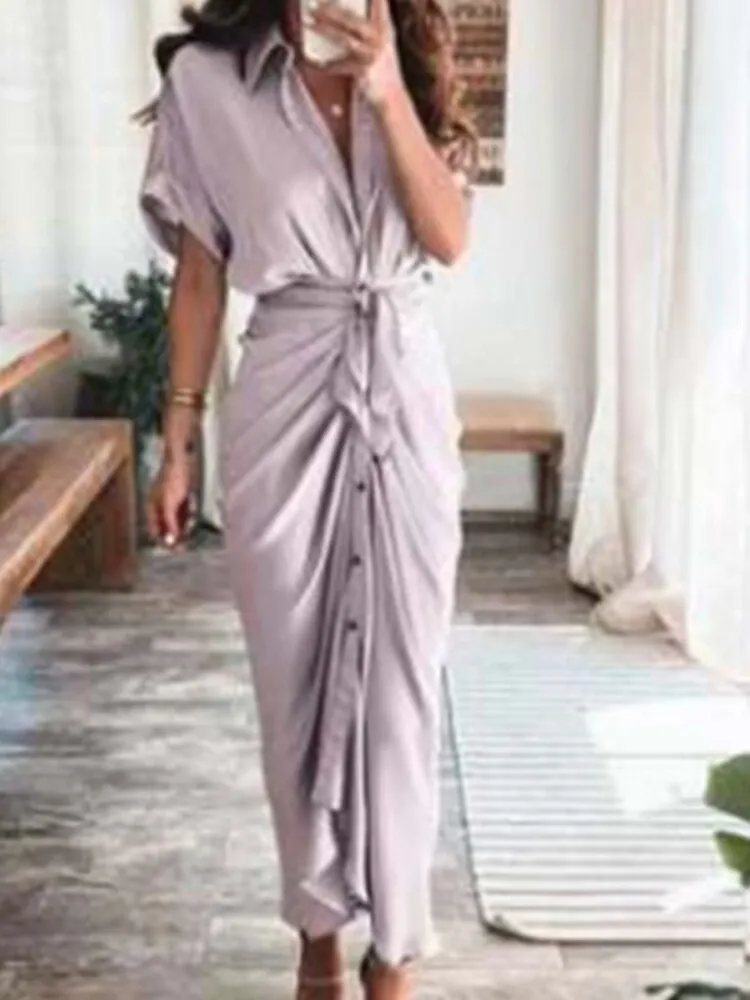 Streetwear Woman Clothes Trendy Robe Evening Dresses