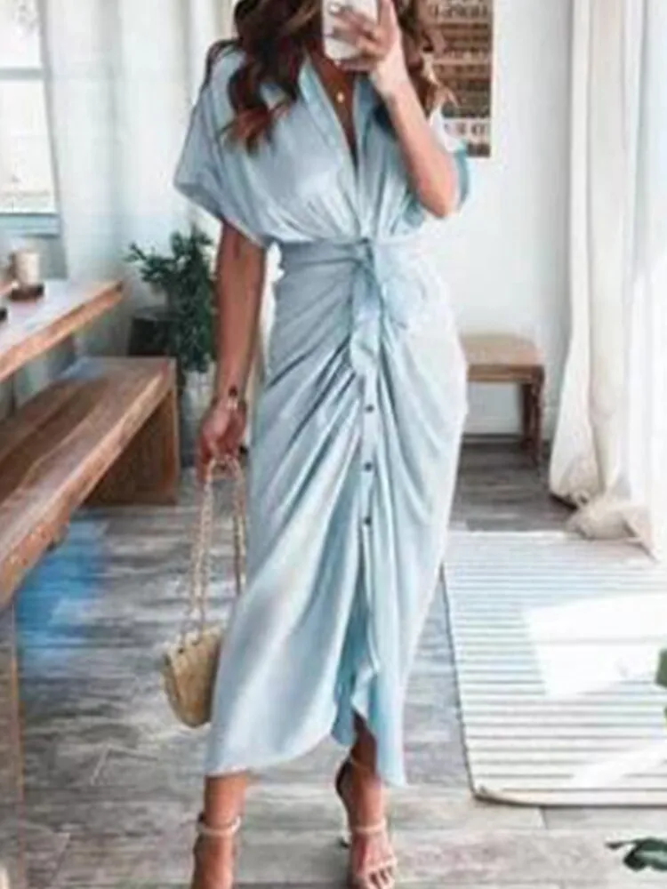 Streetwear Woman Clothes Trendy Robe Evening Dresses