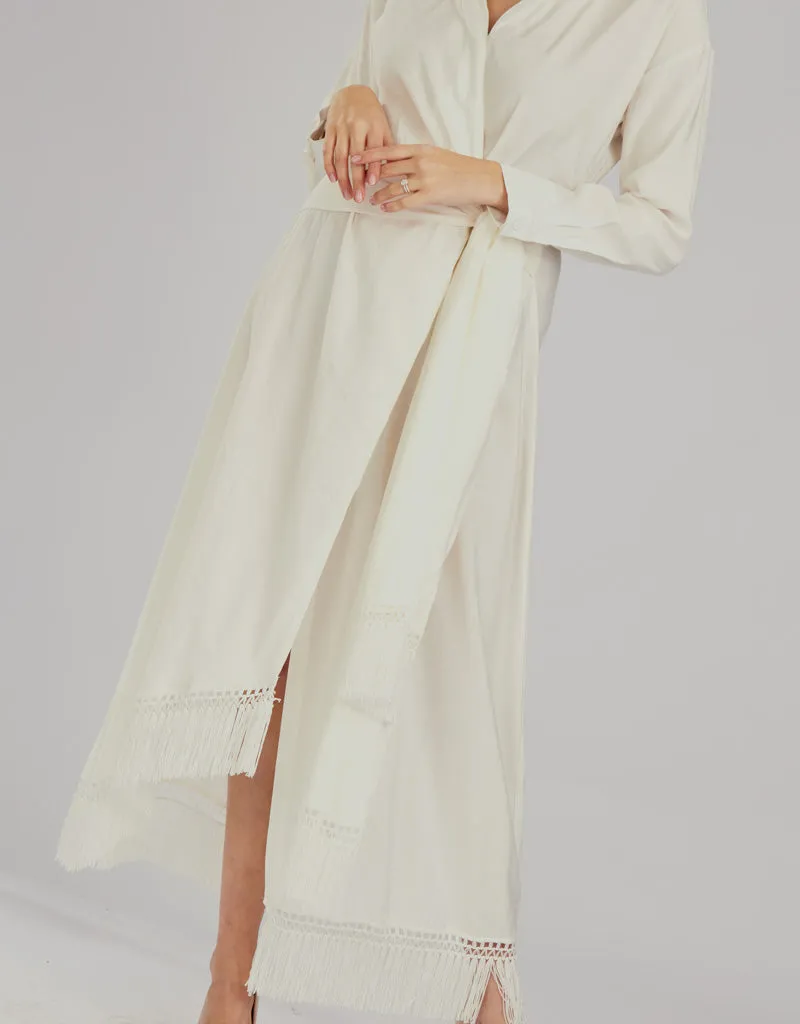 Tassel Wrap Dress Aviva