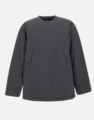 Technical Nylon Oversize Sweatshirt in Black